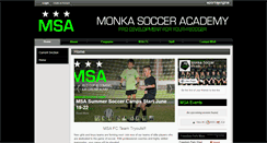 Desktop Screenshot of monkasocceracademy.com